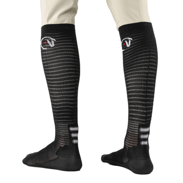 Calcetines de equitación Ego7 Air Sock Negro