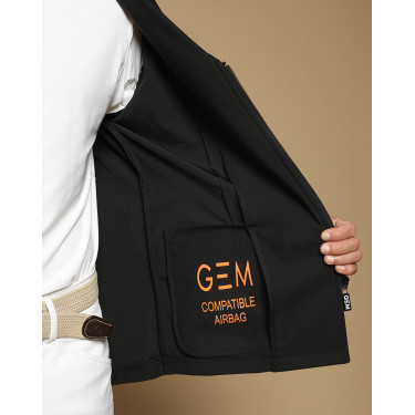 Chaqueta de concurso GEM para hombre Negro Chaqueta de concurso GEM para hombre Negro