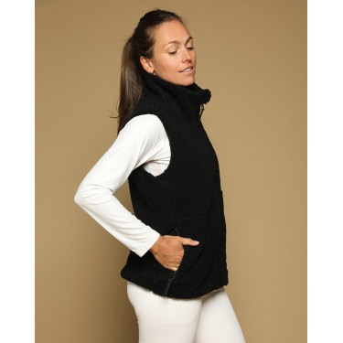 Chaleco On GEM sin mangas para mujer Negro