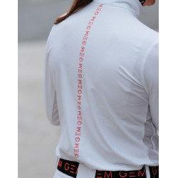 Polo Victore GEM de manga larga para mujer Blanco