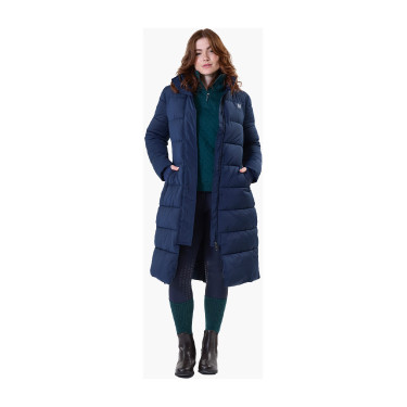 Abrigo largo acolchado Horseware Verve para mujer Marino Azul marino