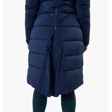 Abrigo largo acolchado Horseware Verve para mujer Marino Azul marino
