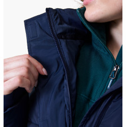 Abrigo largo acolchado Horseware Verve para mujer Marino Azul marino