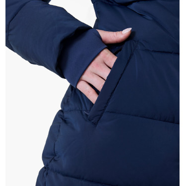 Abrigo largo acolchado Horseware Verve para mujer Marino Azul marino