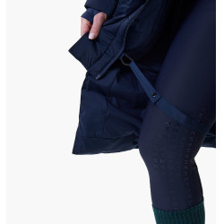 Abrigo largo acolchado Horseware Verve para mujer Marino Azul marino