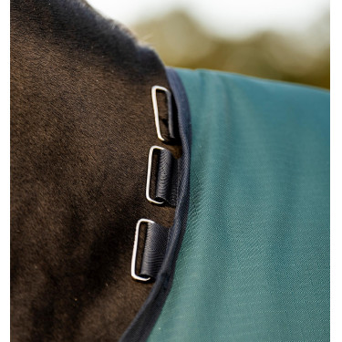 Manta Horseware Amigo Ripstop 900D Turnout 100g Verde dinastía / marino / plata Manta Horseware Amigo Ripstop 900D Turnout 100g Verde dinastía / marino / plata