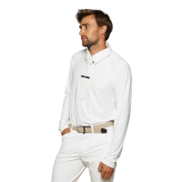 Polo de concurso GEM Hombre Blanco