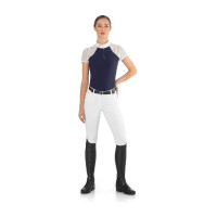 Polo de concurso Florentine Ego7 de manga larga para mujer Marino Azul marino