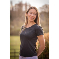 Camiseta Pénélope Techty de manga corta Gris