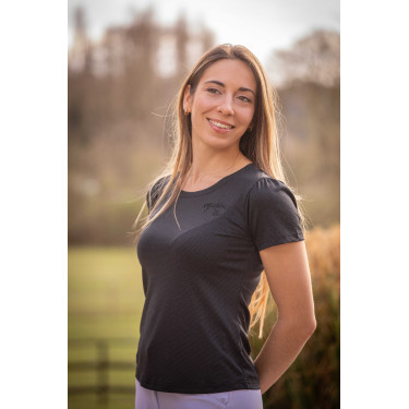 Camiseta Pénélope Techty de manga corta Gris