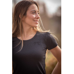 Camiseta Pénélope Techty de manga corta Gris