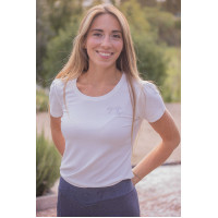 Camiseta Pénélope Techty de manga corta Crudo Blanco