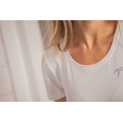 Camiseta Pénélope Techty de manga corta Crudo Blanco