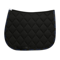 Alfombra GEM Love Negro / azúl rey