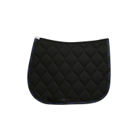 Alfombra GEM Love Negro / azúl rey