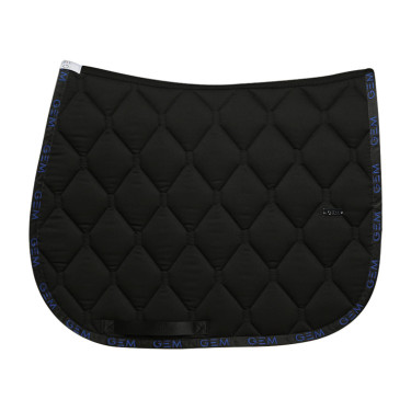 Alfombra GEM Love Negro / azúl rey