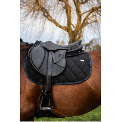 Alfombra GEM Love Negro / azúl rey Alfombra GEM Love Negro / azúl rey