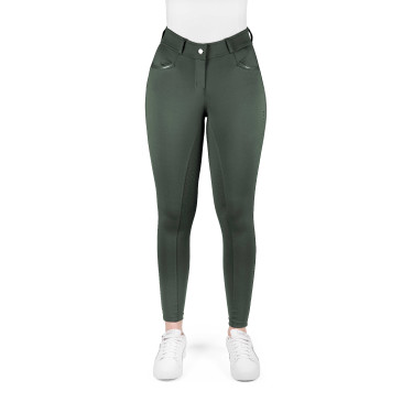 Pantalón de equitación EQUITHÈME – Carly Caqui Kaki Pantalón de equitación EQUITHÈME – Carly Caqui Kaki