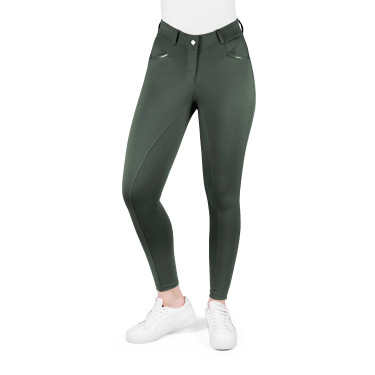 Pantalón de equitación EQUITHÈME – Carly Caqui Kaki Pantalón de equitación EQUITHÈME – Carly Caqui Kaki