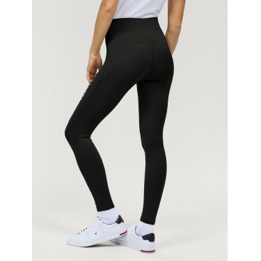 Legging Tommy Hilfiger Equestrian Elmira mujer full grip Negro