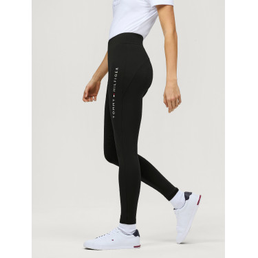 Legging Tommy Hilfiger Equestrian Elmira mujer full grip Negro