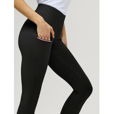 Legging Tommy Hilfiger Equestrian Elmira mujer full grip Negro