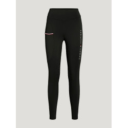 Legging Tommy Hilfiger Equestrian Elmira mujer full grip Negro