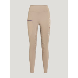 Legging Tommy Hilfiger Equestrian Elmira mujer full grip Beige