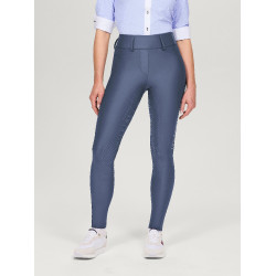 Pantalón Tommy Hilfiger Equestrian Highland Hybrid mujer full grip Índigo desteñido Azul