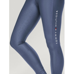 Pantalón Tommy Hilfiger Equestrian Highland Hybrid mujer full grip Índigo desteñido Azul