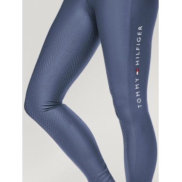 Pantalón Tommy Hilfiger Equestrian Highland Hybrid mujer full grip Índigo desteñido Azul