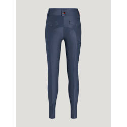 Pantalón Tommy Hilfiger Equestrian Highland Hybrid mujer full grip Índigo desteñido Azul
