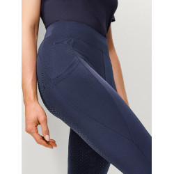 Legging Tommy Hilfiger Equestrian Amber de talle alto full grip para mujer Índigo desteñido Azul