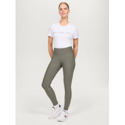Legging Tommy Hilfiger Equestrian Devon full grip mujer Ceniza Azul marino
