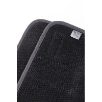 Juego de 2 subvendajes de malla 3D de terciopelo ProConfort Pilmo Negro