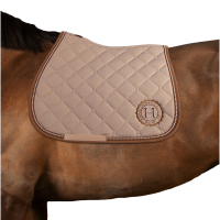 Sudadera para silla de montar Harcour Etoile con perlas Champán Beige