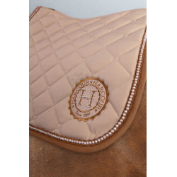 Sudadera para silla de montar Harcour Etoile con perlas Champán Beige