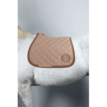 Sudadera para silla de montar Harcour Etoile con perlas Champán Beige