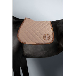 Sudadera para silla de montar Harcour Etoile con perlas Champán Beige