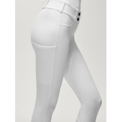 Pantalón Tommy Hilfiger Equestrian Lea full grip Blanco óptico