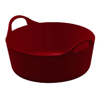 Cubo flexible Kerbl Roja