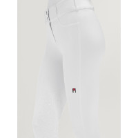 Pantalón Tommy Hilfiger Equestrian Lea grip de rodilla para mujer Blanco óptico