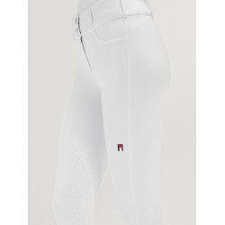 Pantalón Tommy Hilfiger Equestrian Lea grip de rodilla para mujer Blanco óptico