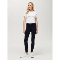 Pantalón Tommy Hilfiger Equestrian Lea grip de rodilla para mujer Cielo del desierto Azul