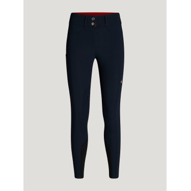 Pantalón Tommy Hilfiger Equestrian Lea grip de rodilla para mujer Cielo del desierto Azul