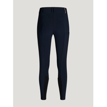 Pantalón Tommy Hilfiger Equestrian Lea grip de rodilla para mujer Cielo del desierto Azul