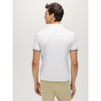 Polo de manga corta Davis Tommy Hilfiger Equestrian hombre Blanco óptico