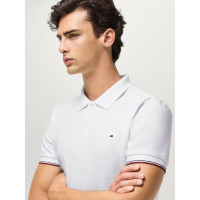 Polo de manga corta Davis Tommy Hilfiger Equestrian hombre Blanco óptico