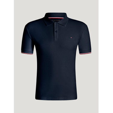 Polo de manga corta Davis Tommy Hilfiger Equestrian hombre Cielo del desierto Azul