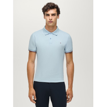 Polo de manga corta Davis Tommy Hilfiger Equestrian hombre Azul suave
